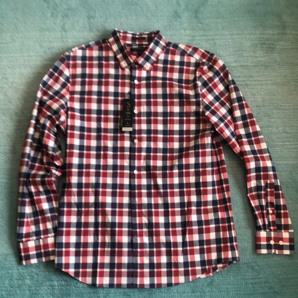 Banana republic tech stretch cotton button down NWT